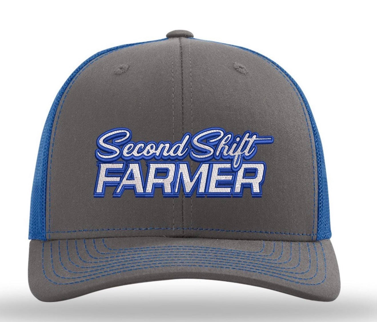 Blue Second Shift Farmer Hat
